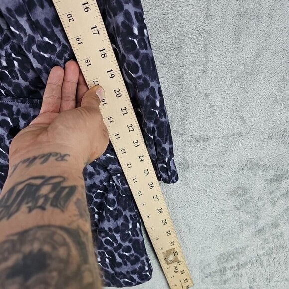 Lucky Brand Jacket Womens M Purple Animal Print Windbreaker Premium Performance - Picture 5 of 10